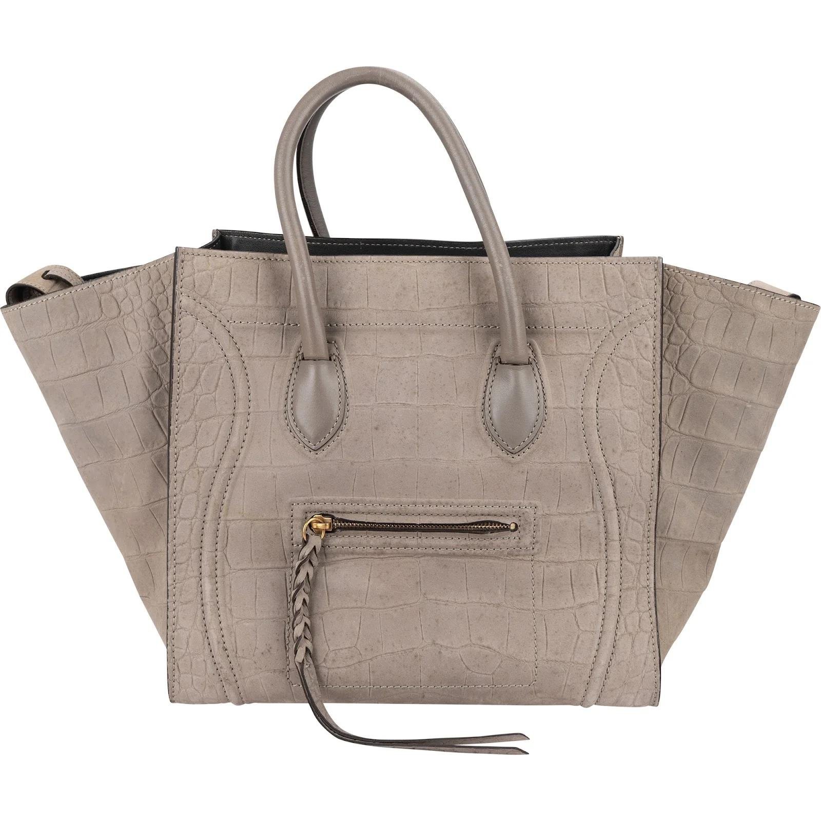 Phantom leather handbag
