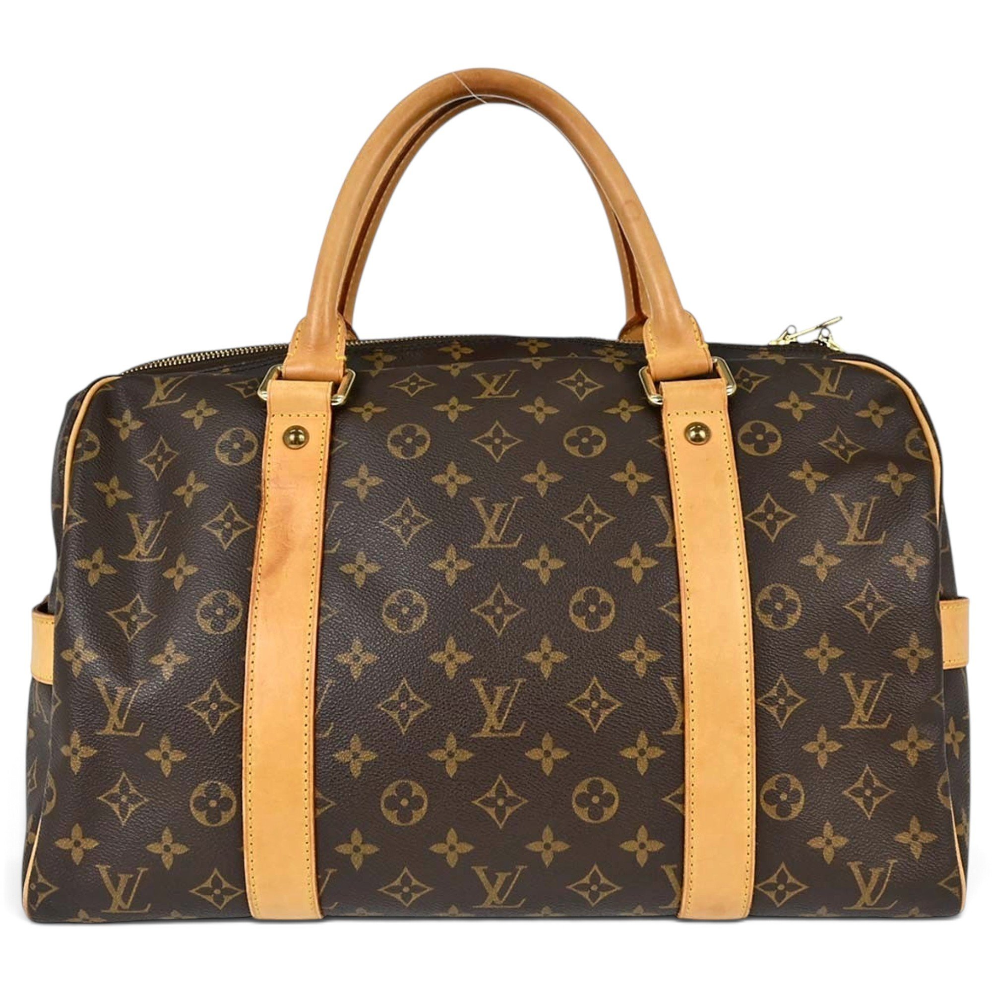 Louis Vuitton Carry All cloth bowling bag