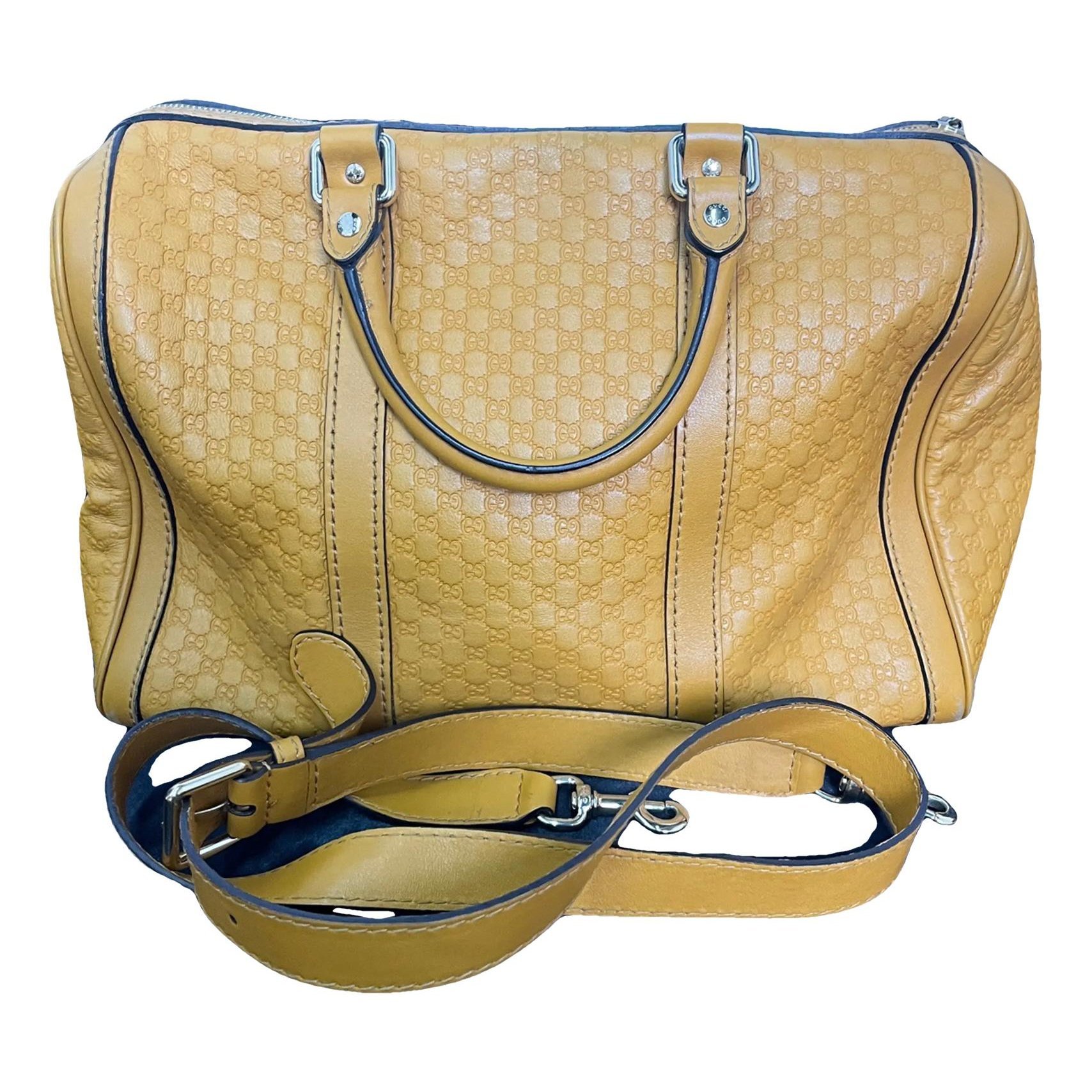 Boston leather handbag