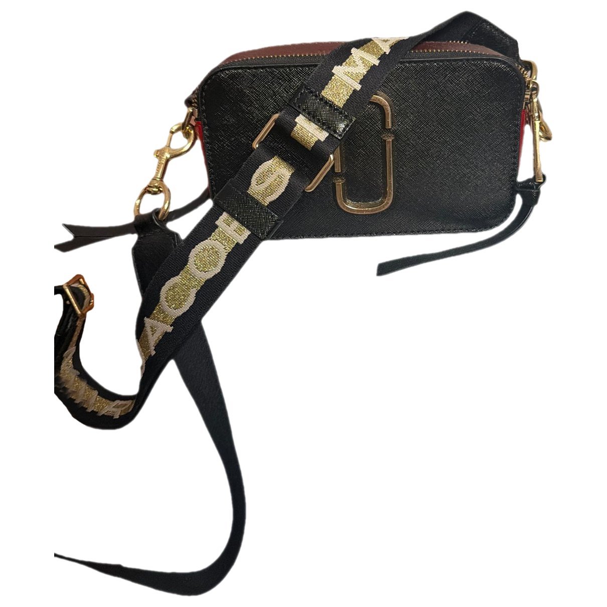 Snapshot leather crossbody bag