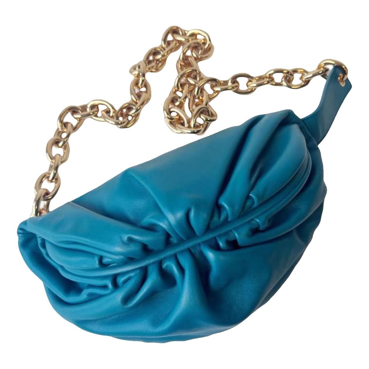 Pouch leather handbag