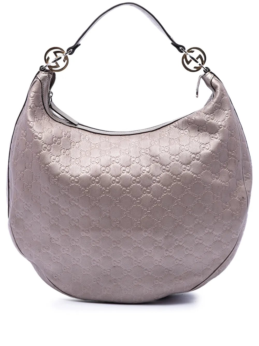 2016-2026 Large Metallic Guccissima Twins hobo bag