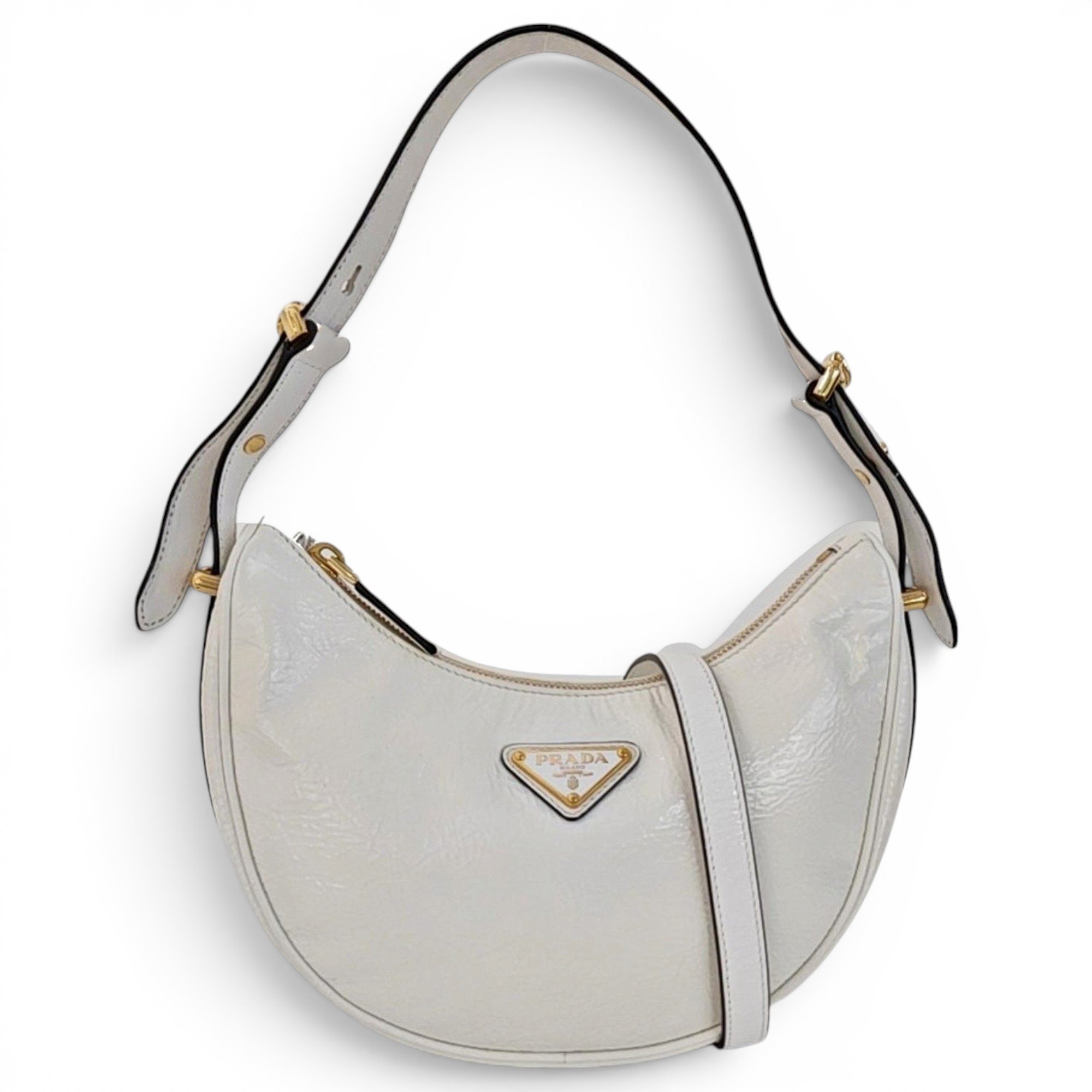 Arqué leather handbag