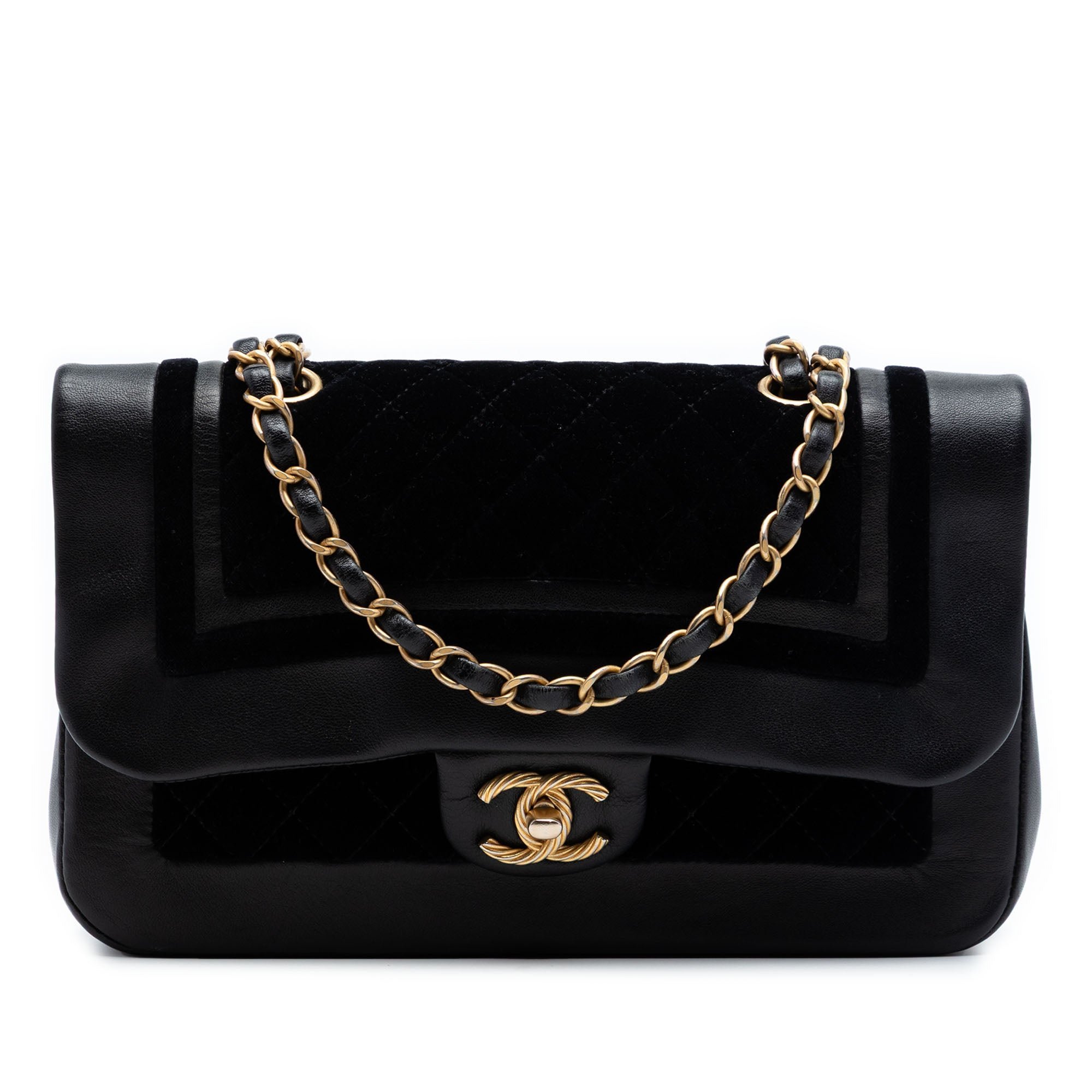 Velvet handbag