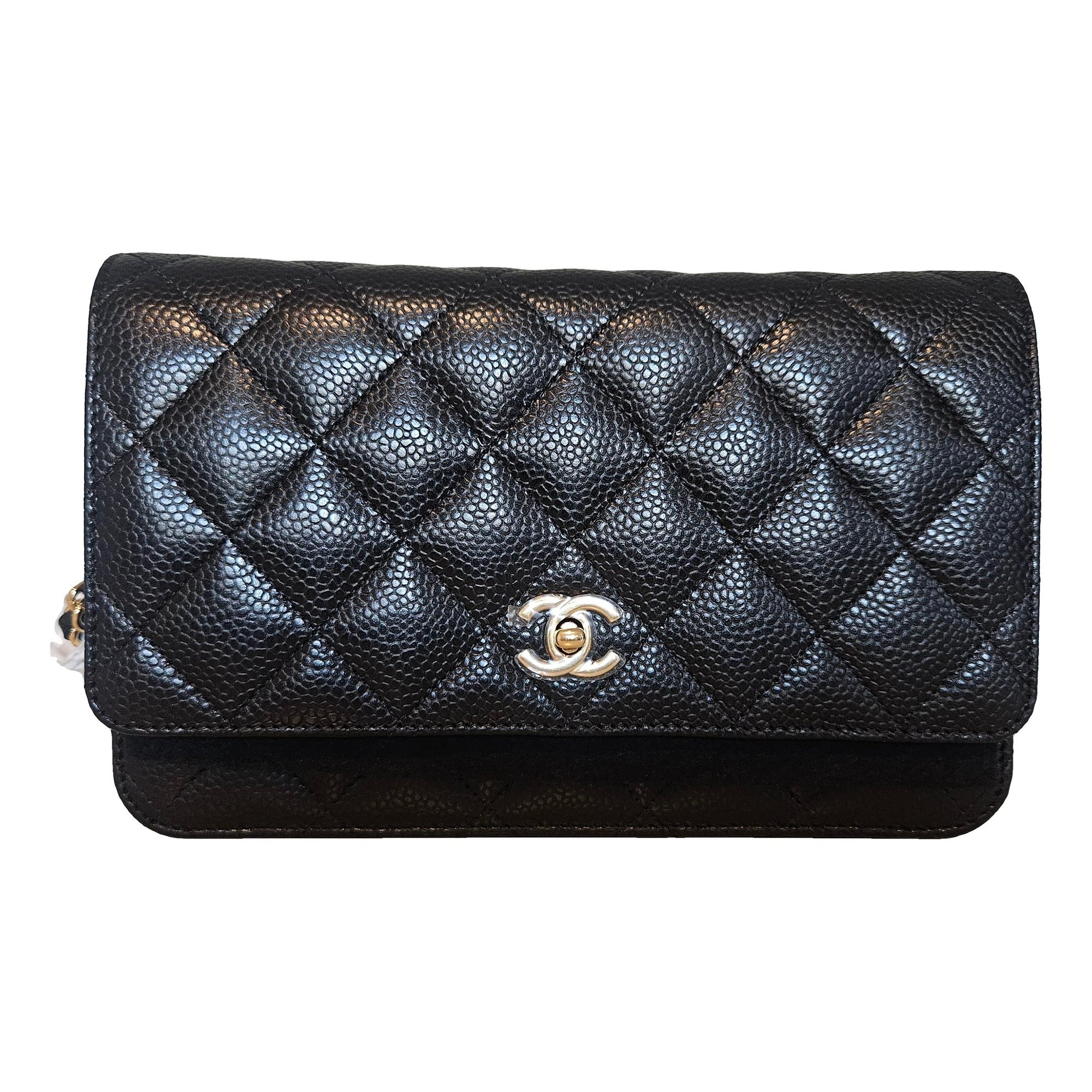 Wallet On Chain Timeless/Classique leather handbag