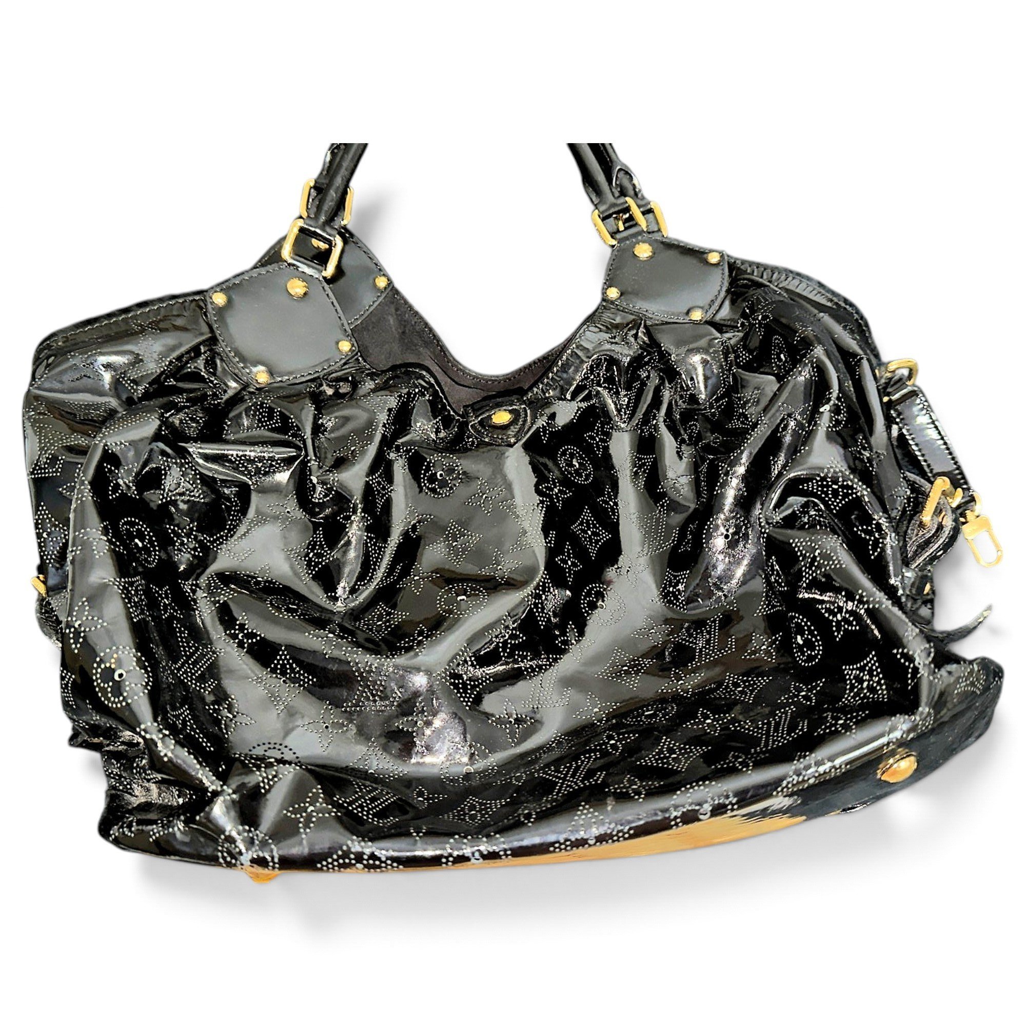 Mahina patent leather handbag