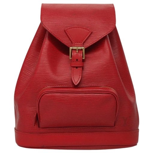 Montsouris leather backpack