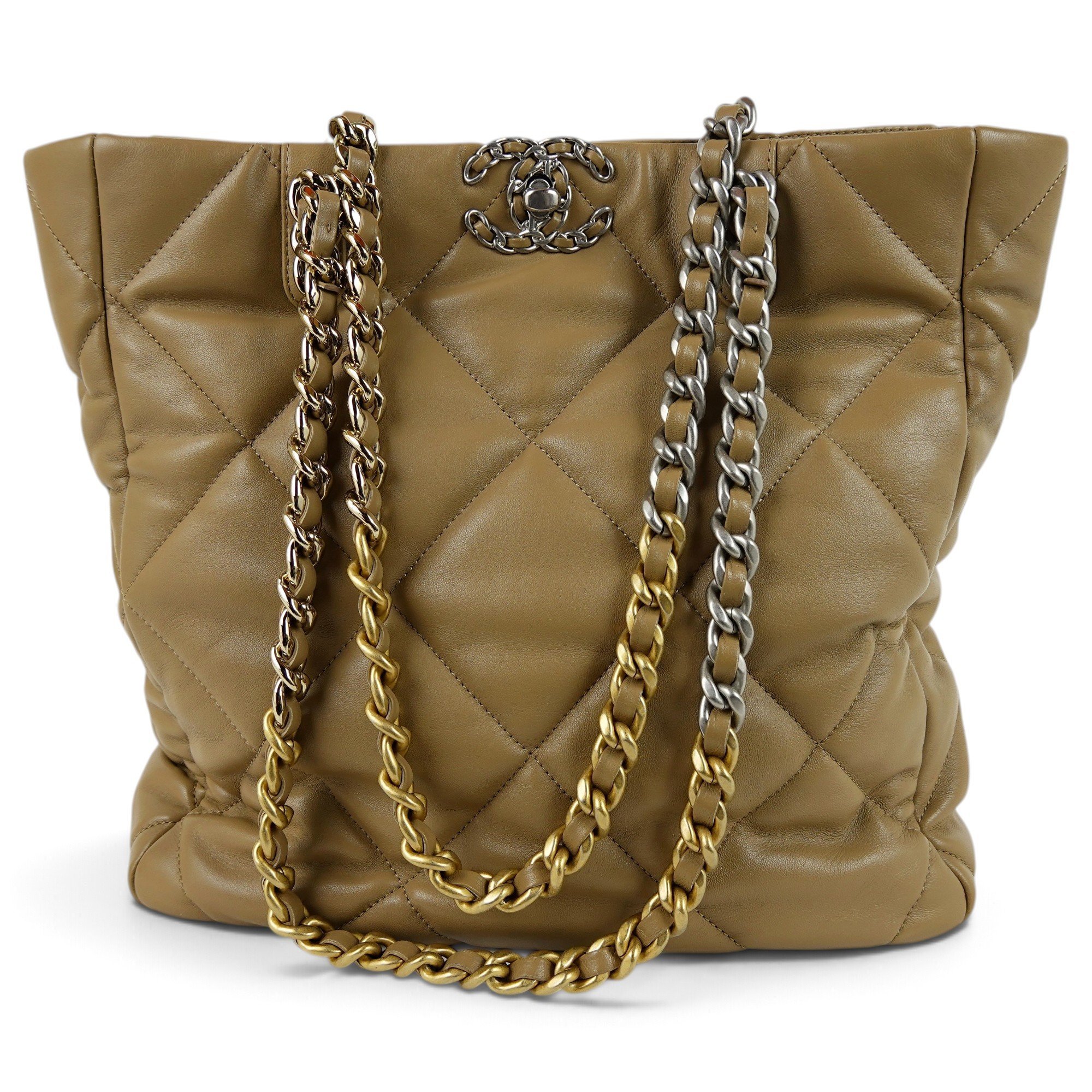 Leather tote