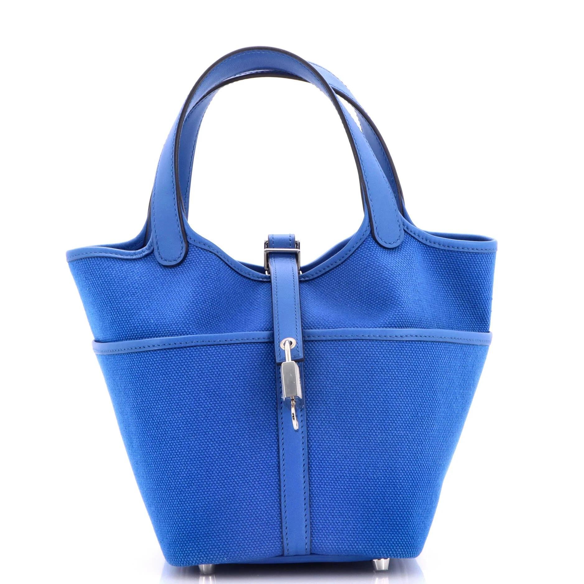 Picotin leather handbag