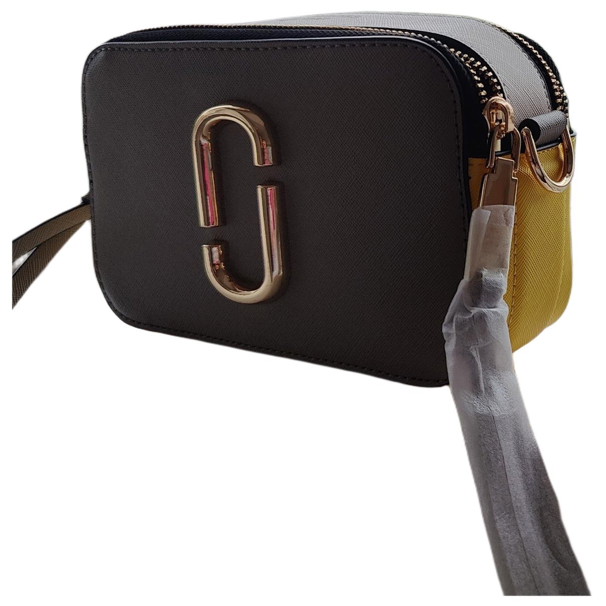 Snapshot leather crossbody bag