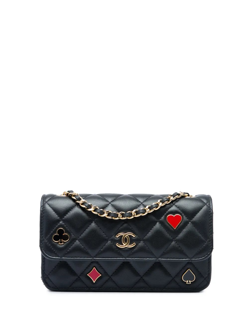 2021-2026 Quilted Lambskin Coco Casino Phone Holder on Chain crossbody bag