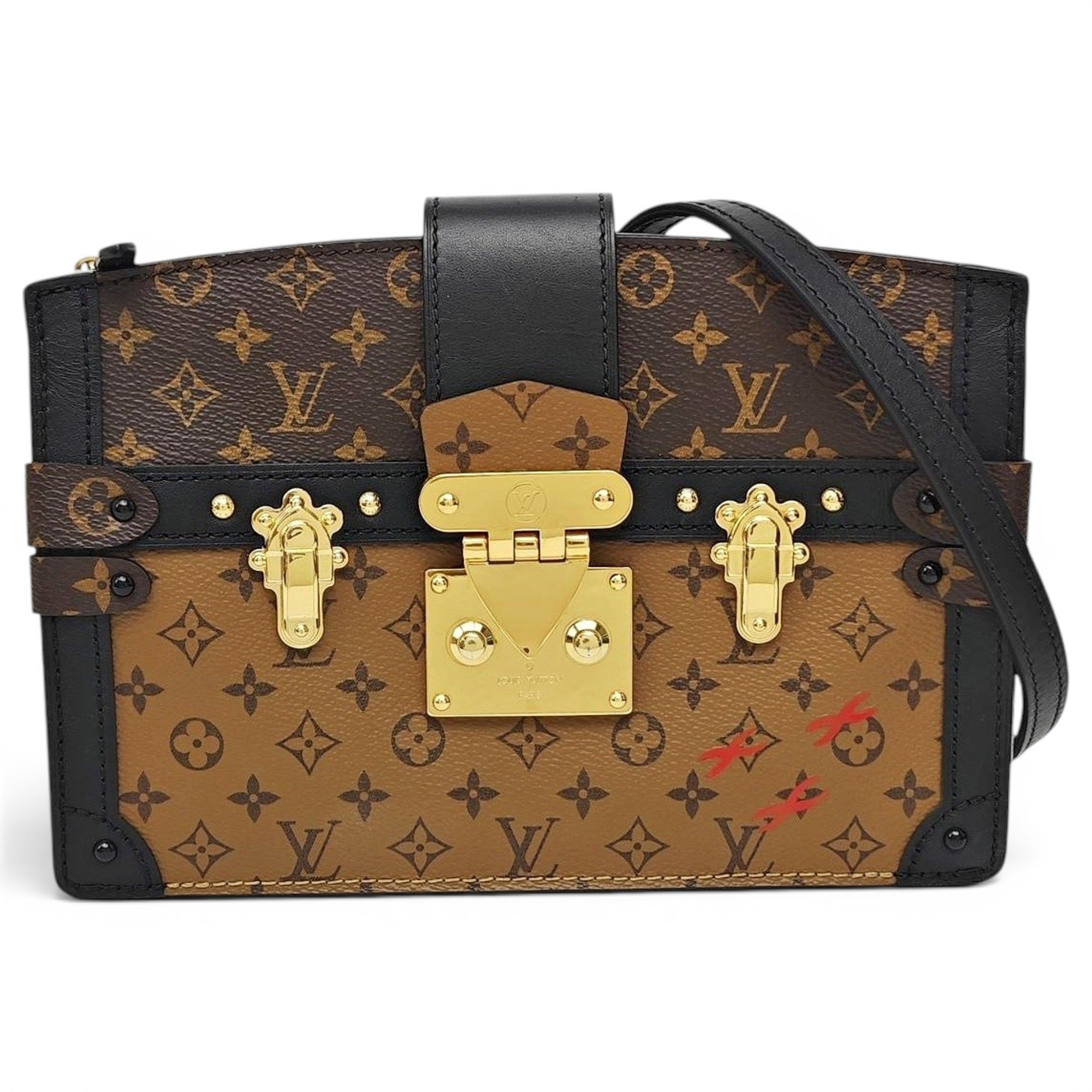 City Trunk leather handbag