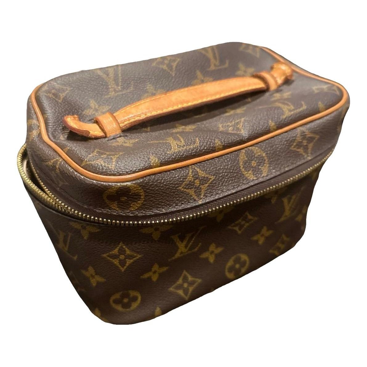 Vanity leather handbag