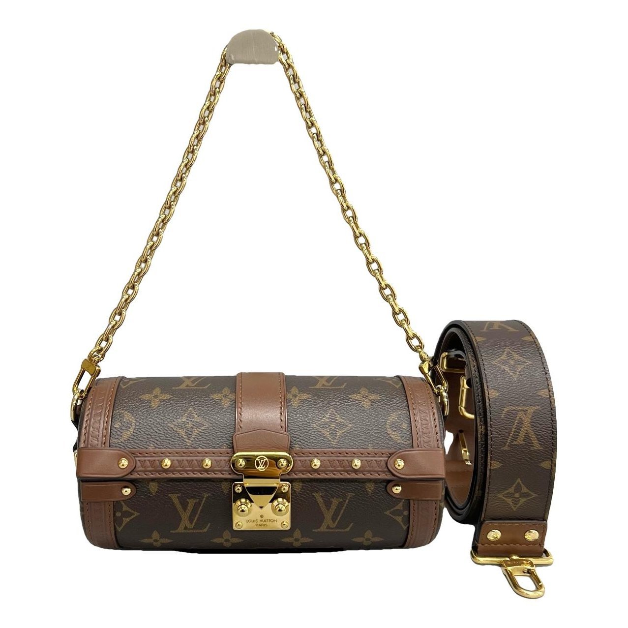 Papillon Trunk leather handbag