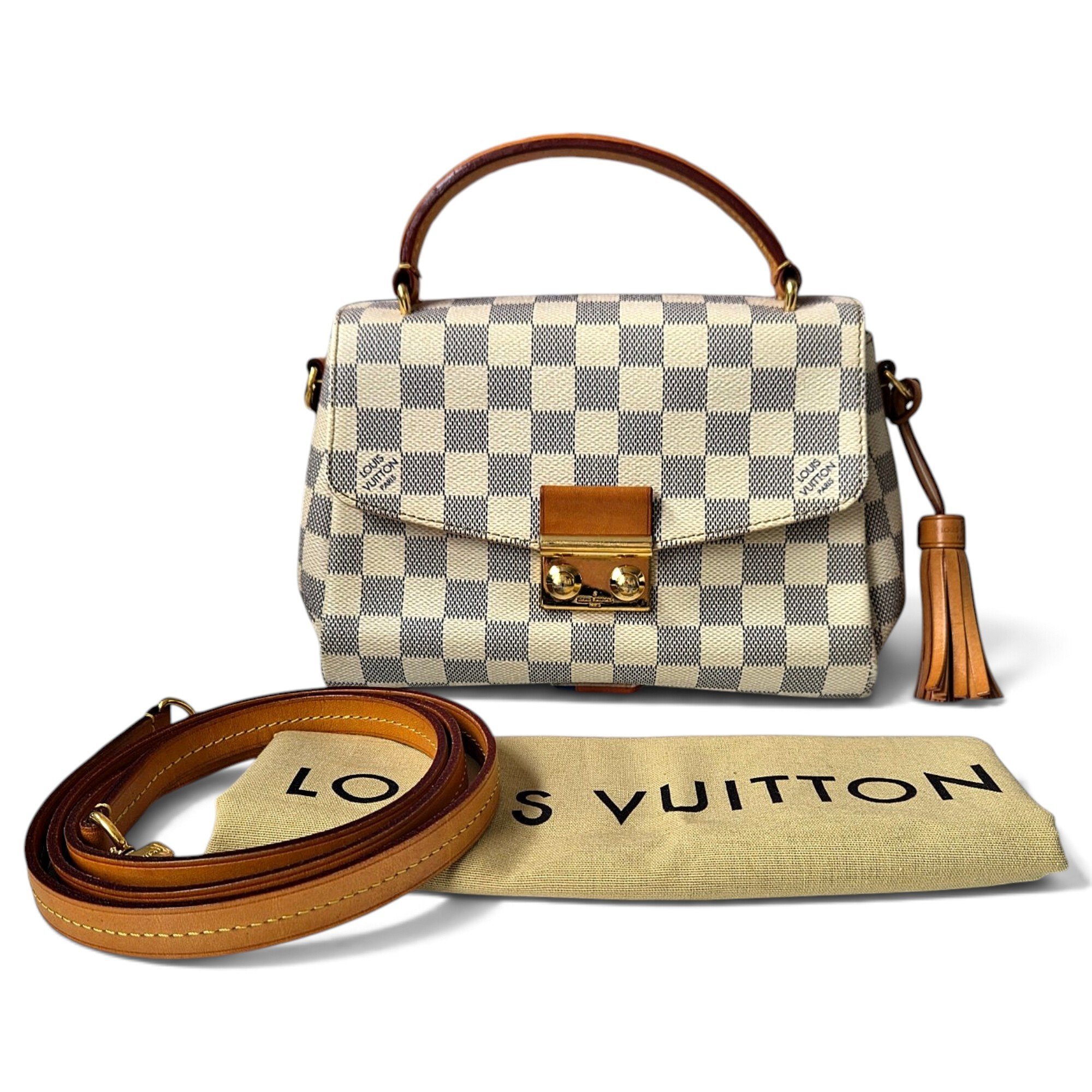 Croisette leather crossbody bag