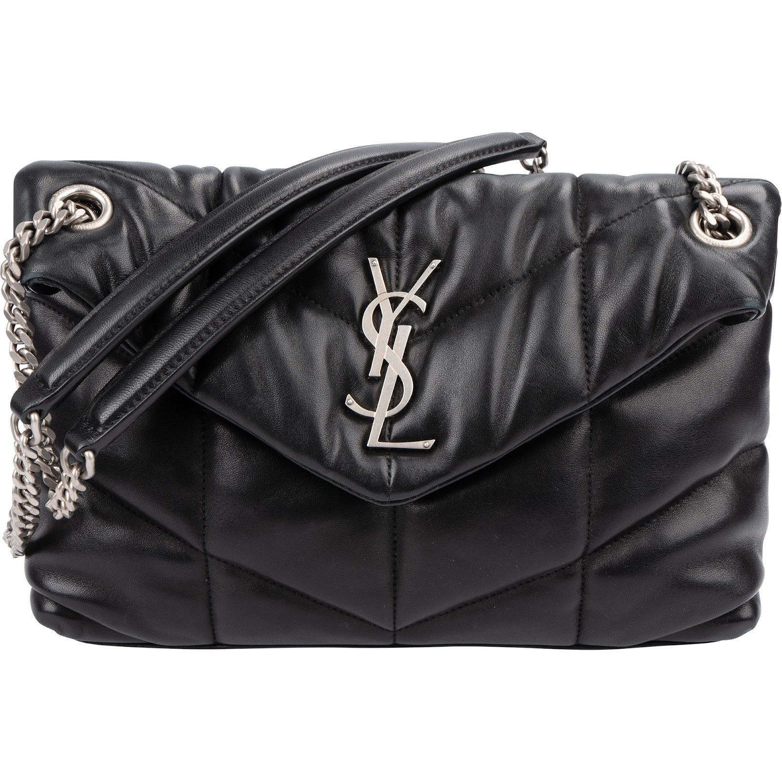 Loulou Puffer leather crossbody bag
