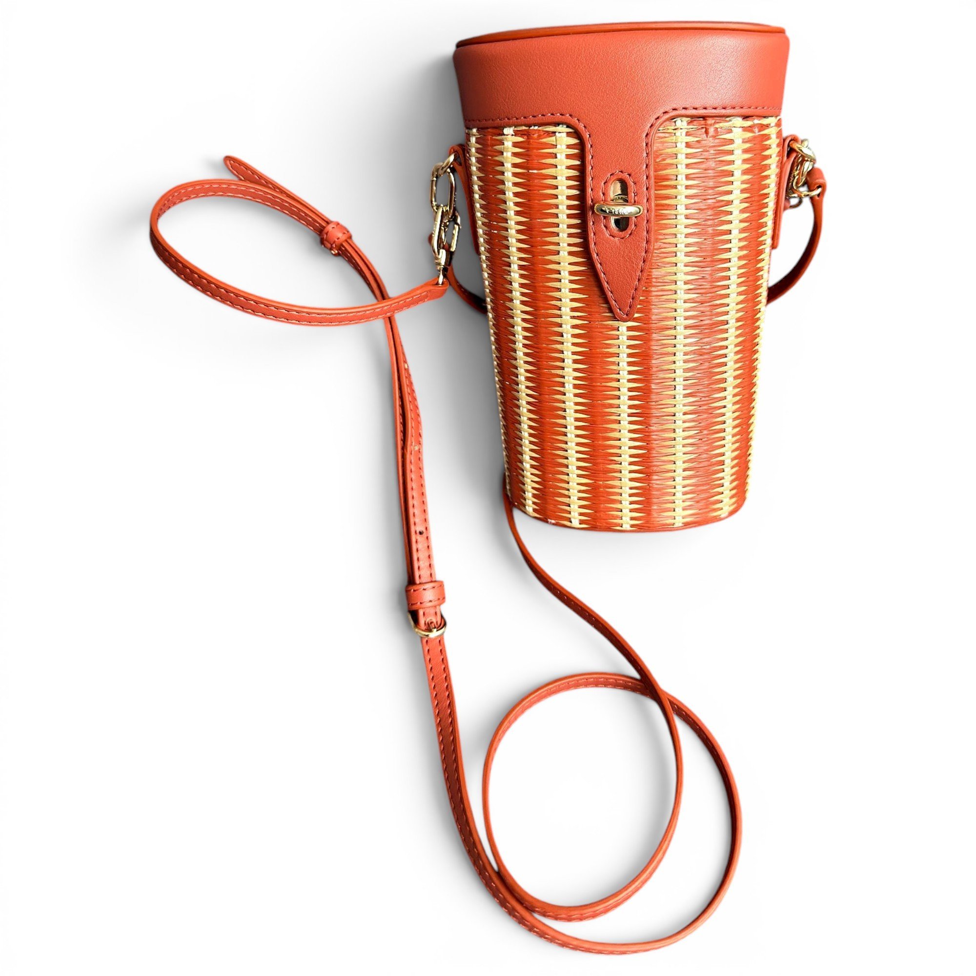 Vegan leather crossbody bag