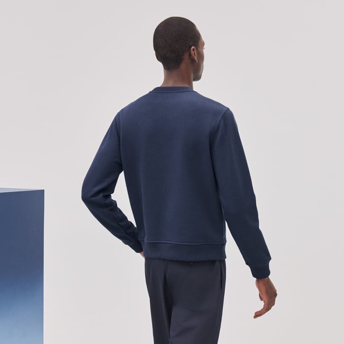 Océan "Empreintes Sellier Cuir" Crewneck Sweater