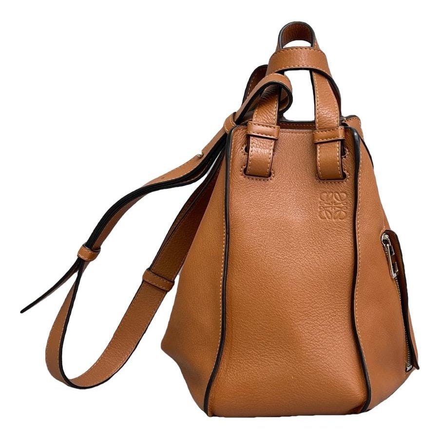 Hammock leather handbag
