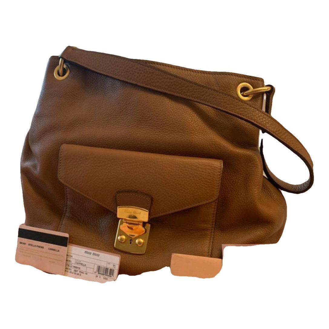 Leather handbag