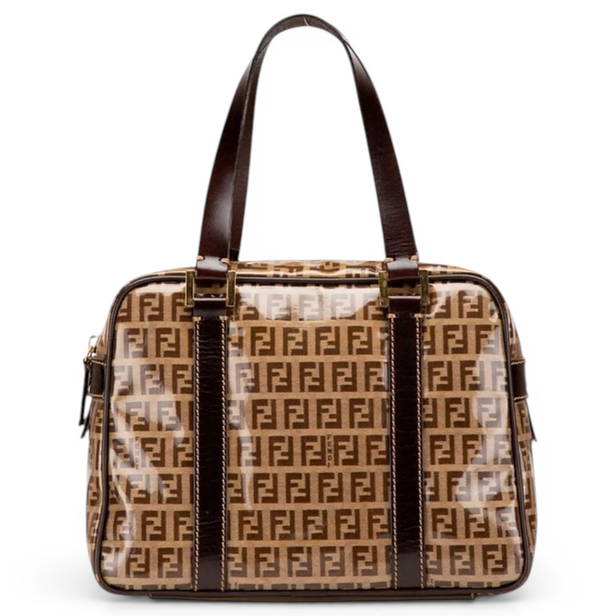 Patent leather handbag