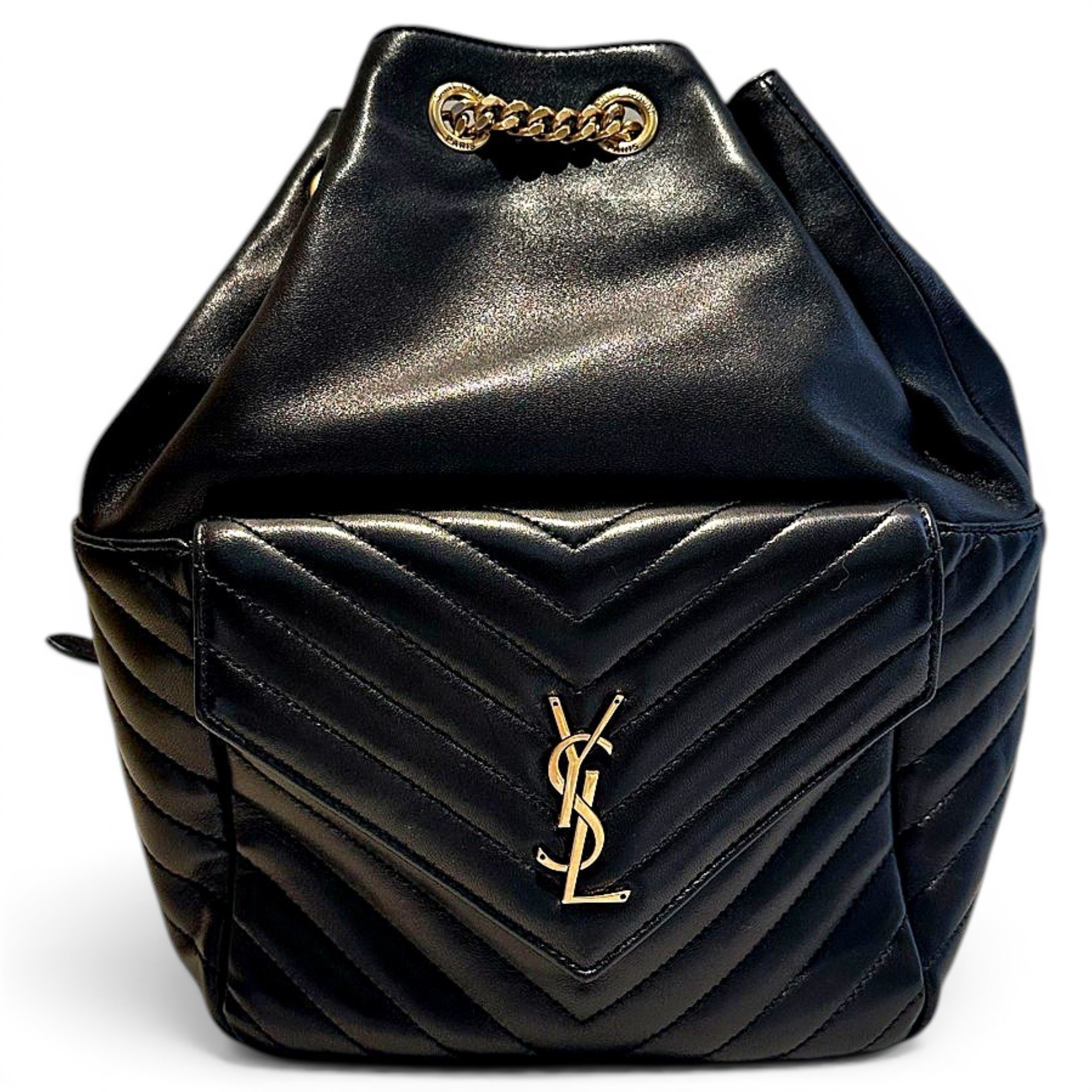 Leather backpack