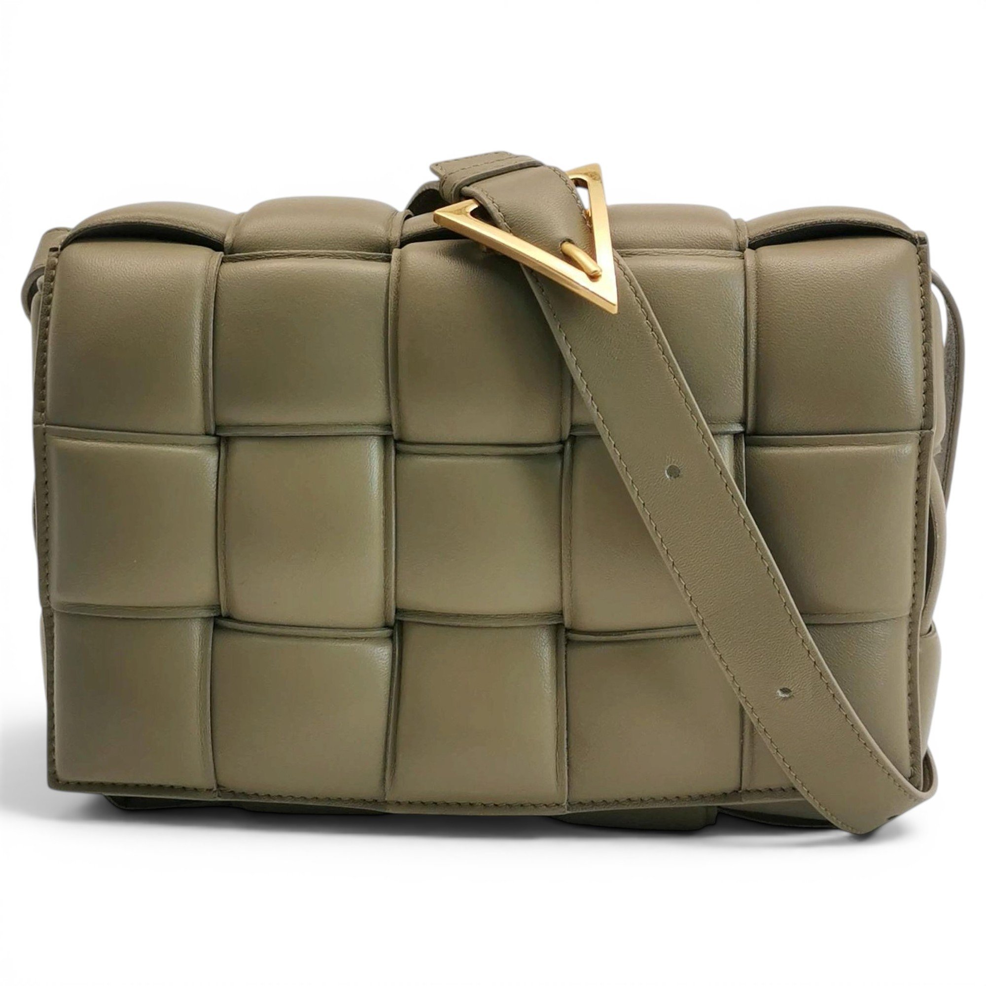 Cassette Padded leather crossbody bag