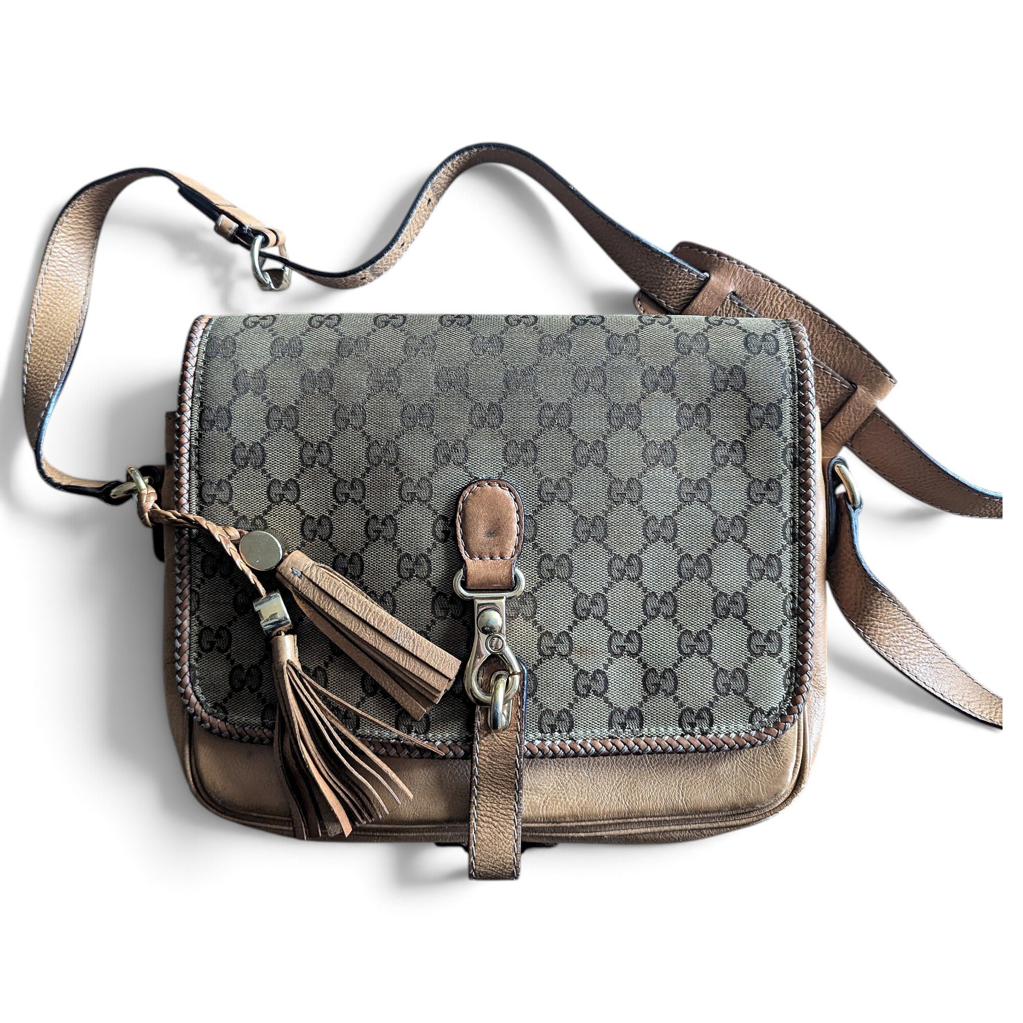 Leather crossbody bag