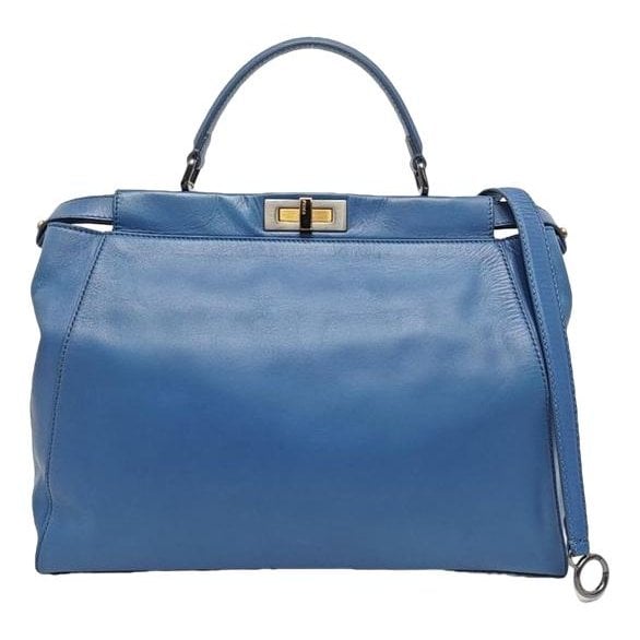 Fendi Peekaboo leather handbag