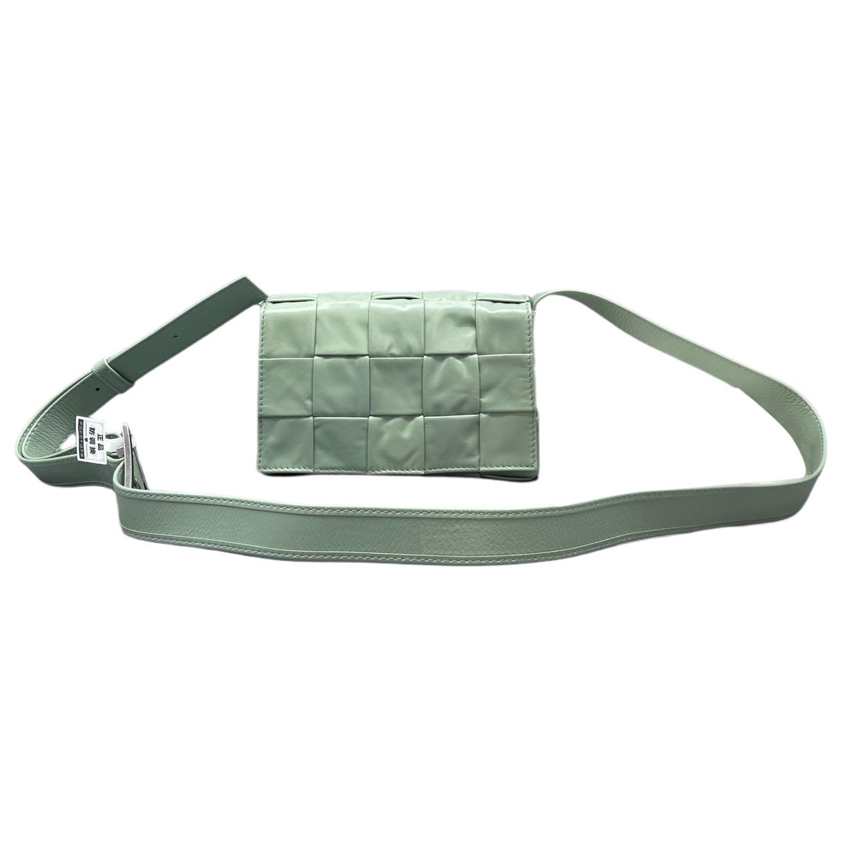 Cassette leather handbag