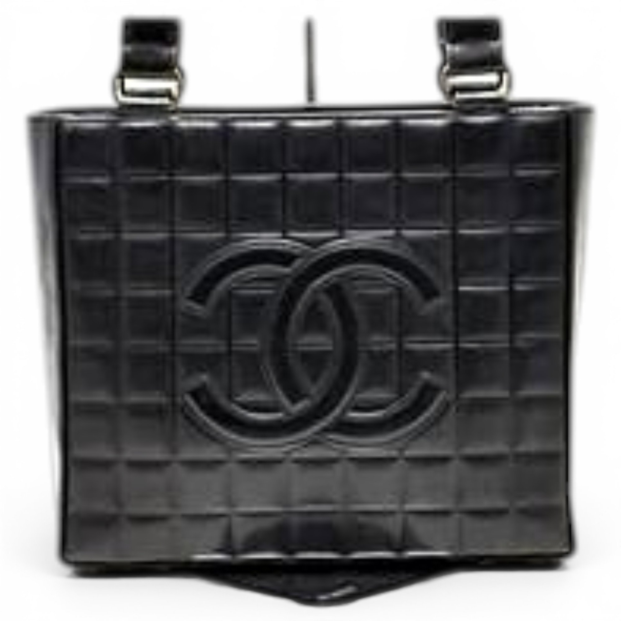 East West Chocolate Bar leather tote