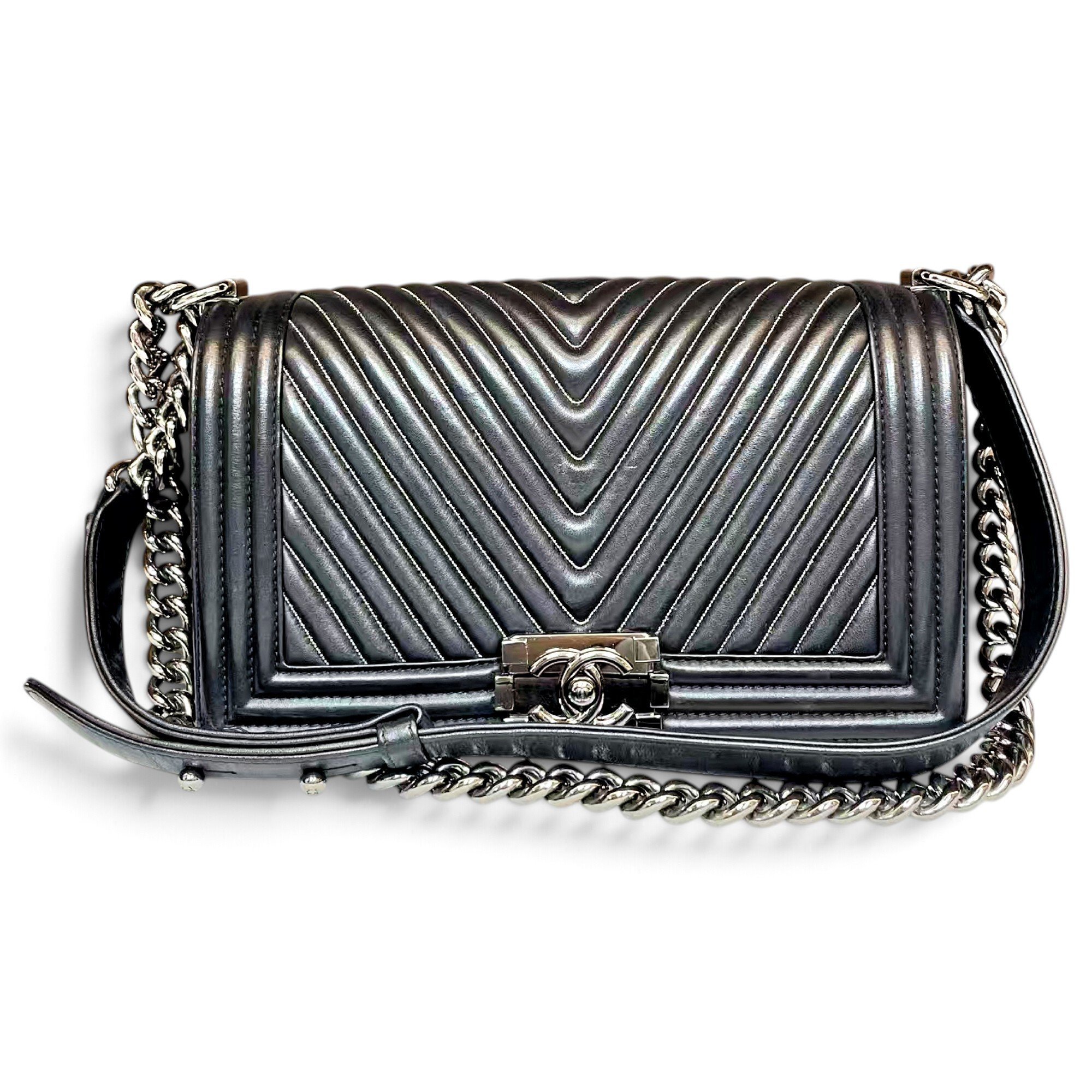 Boy leather handbag