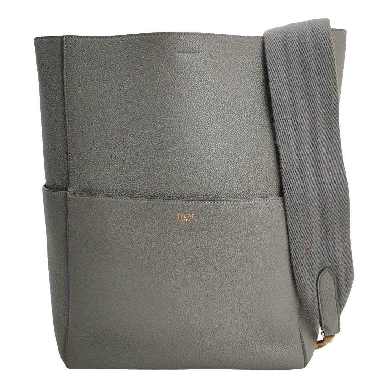 Seau Sangle leather handbag