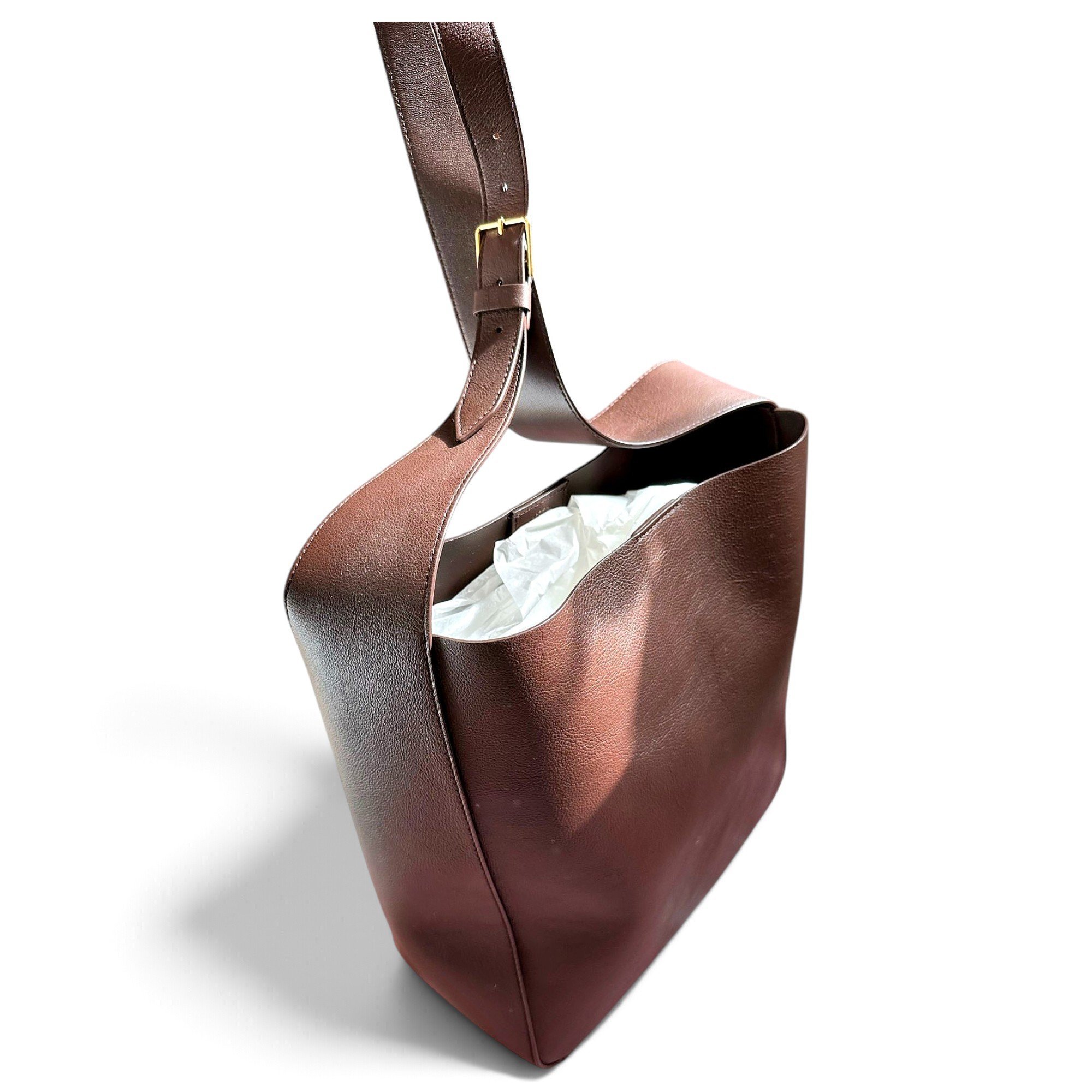 Mansur Gavriel Bucket leather handbag