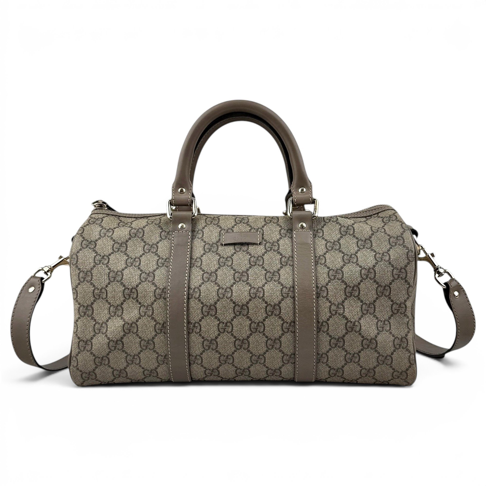 Boston leather handbag