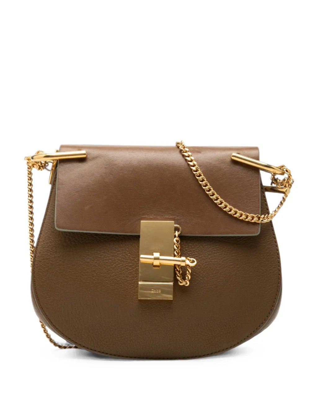 Chloe 2014 Mini Smooth and Grained Calfskin Drew crossbody bag