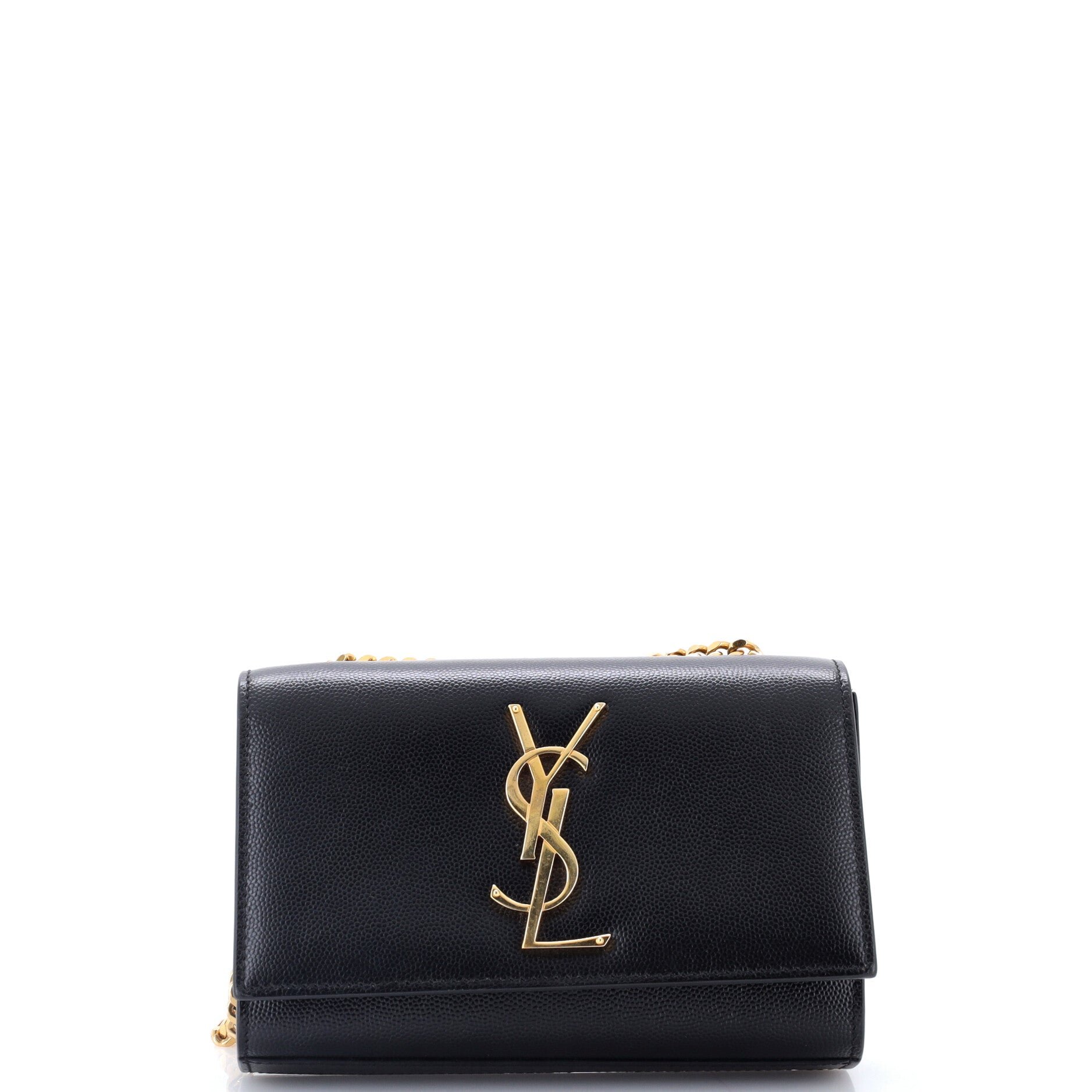 Classic Monogram Crossbody Bag Grainy Leather Small