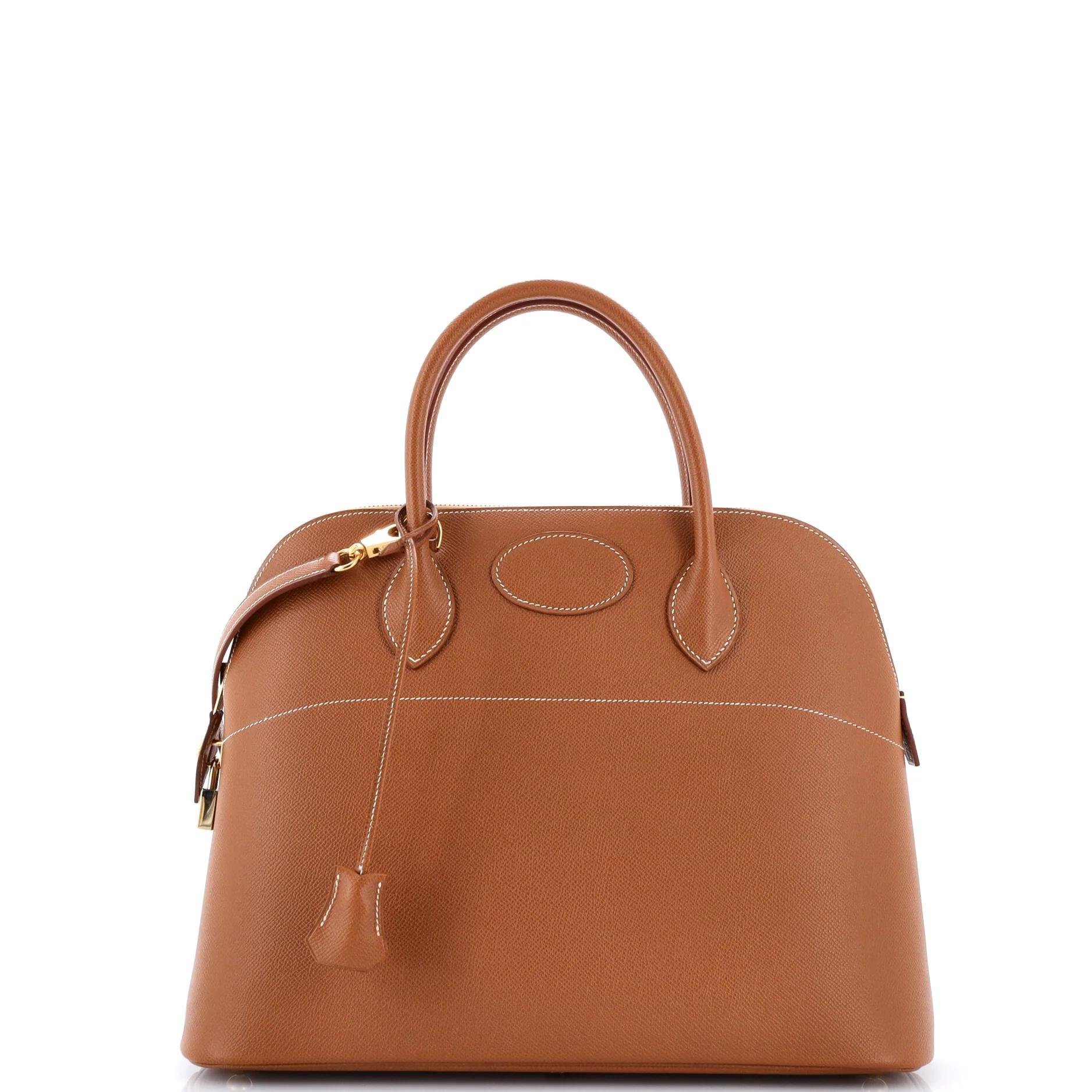 Bolide leather satchel