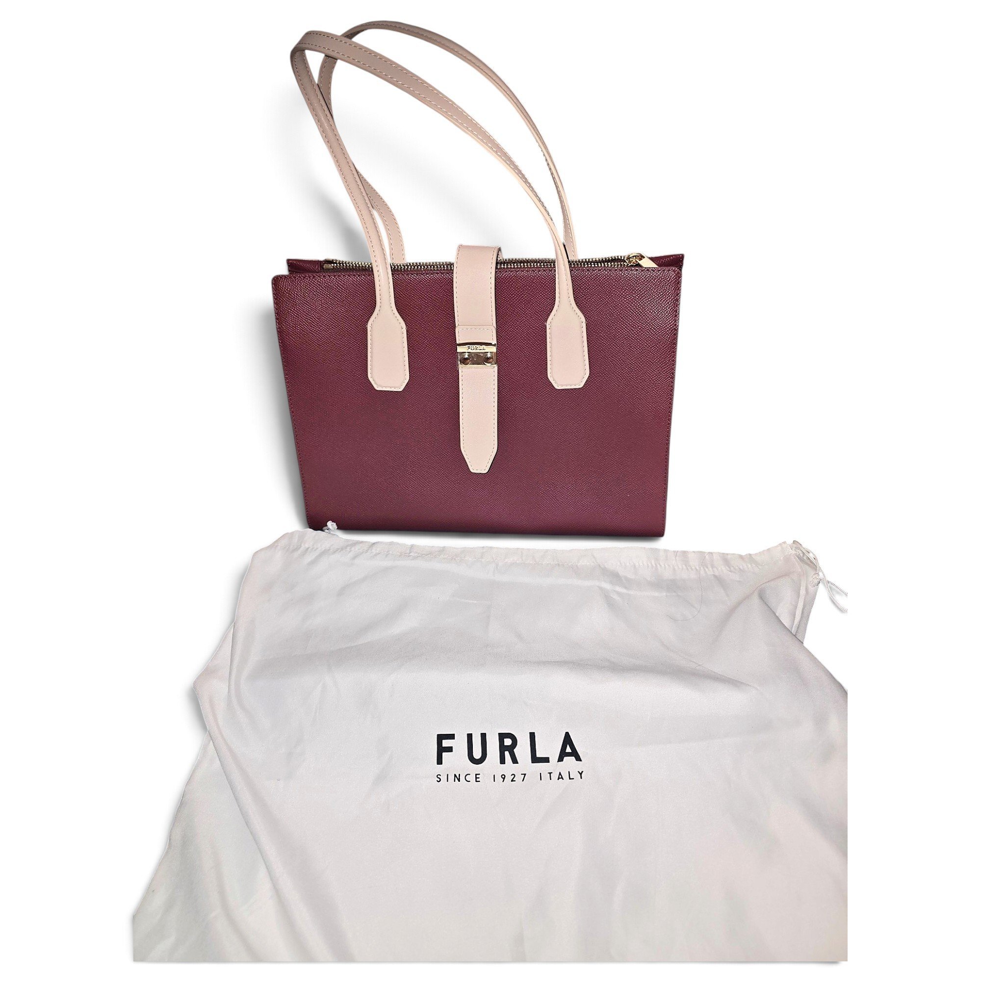 Leather tote