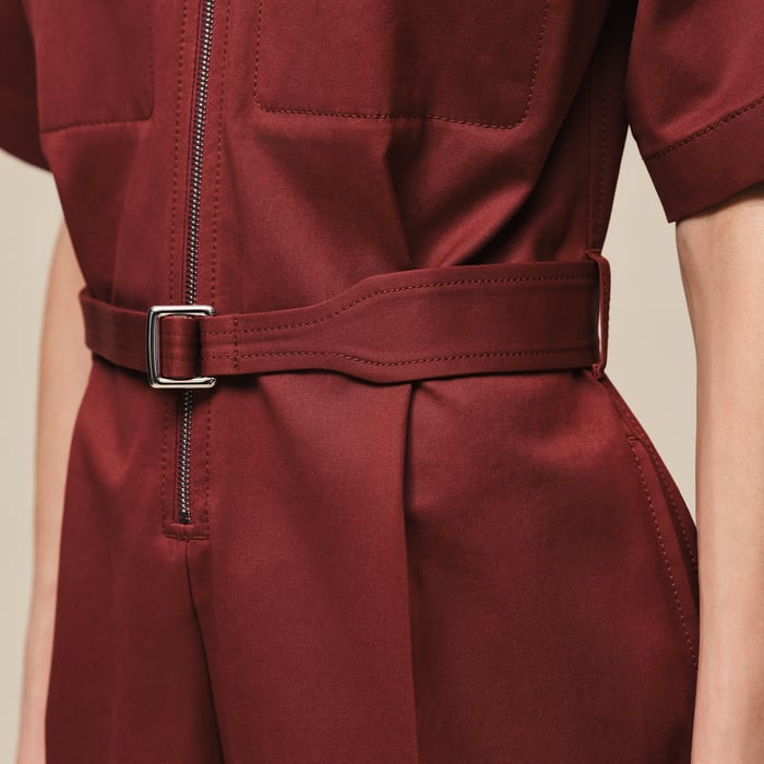 Rouge H Double Cotton Twill Jumpsuit