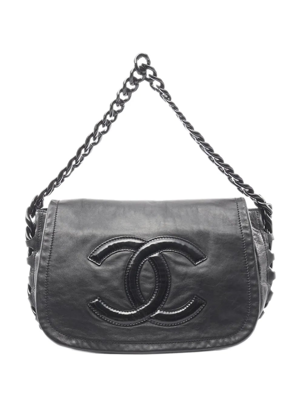 2006-2008 Calfskin Modern Chain Rhodoid Flap handbag