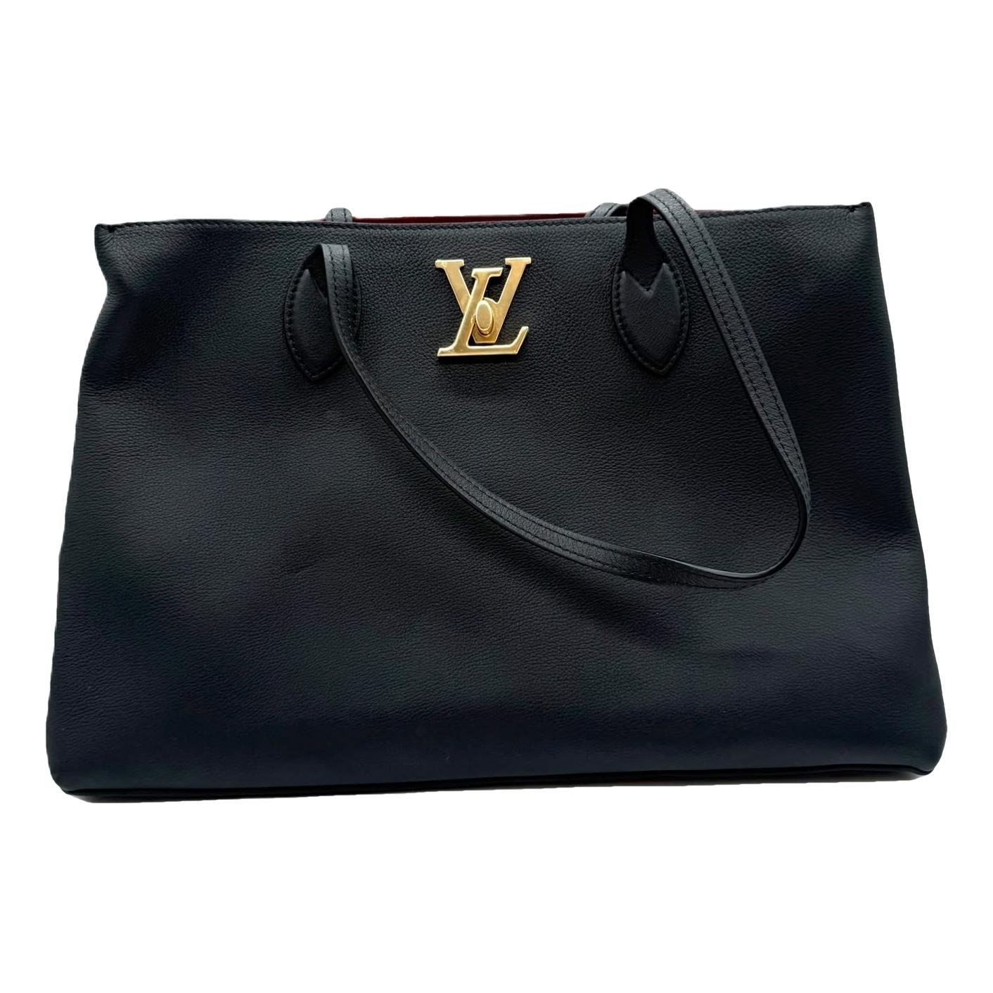 Lockit leather tote