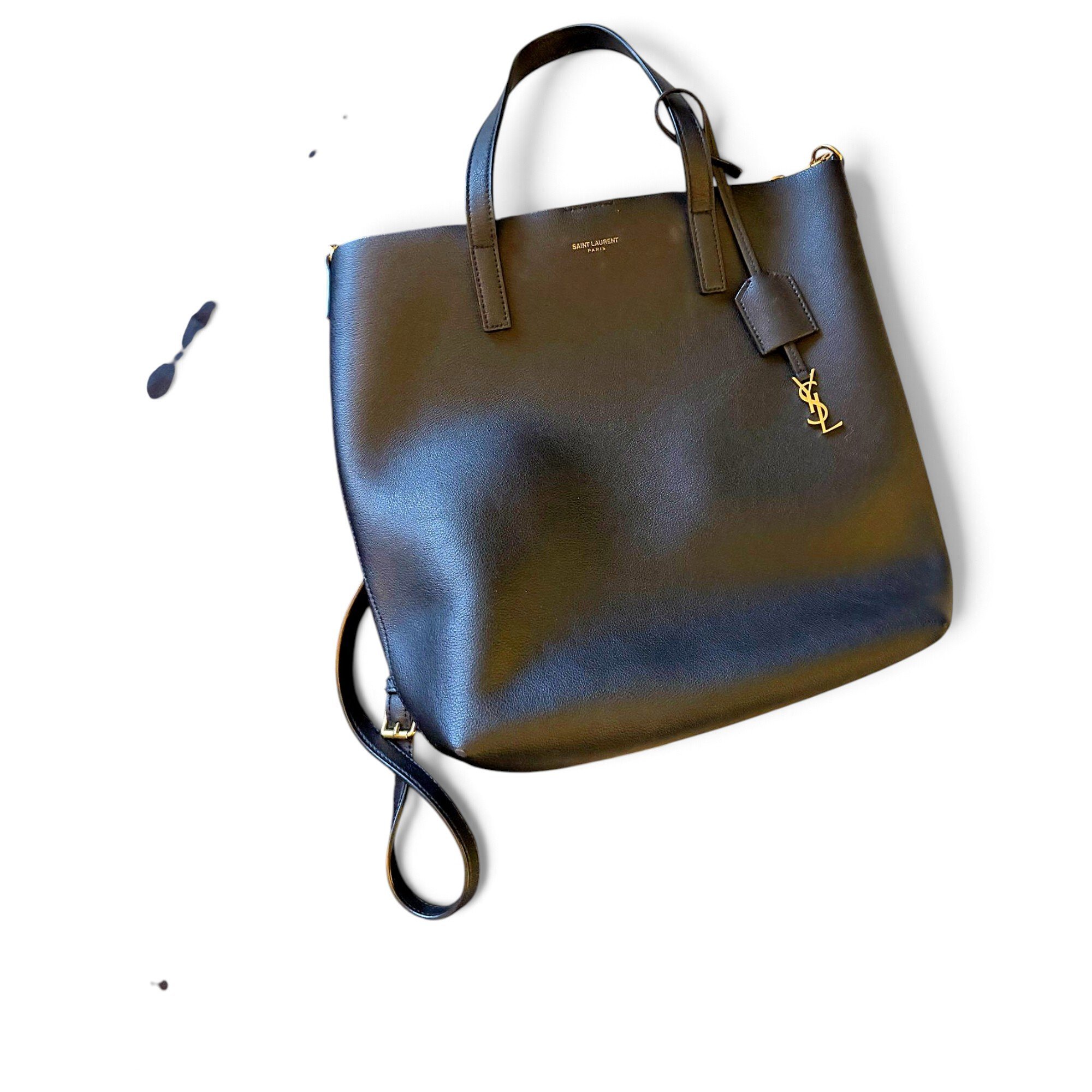 Shopping monogramme leather tote