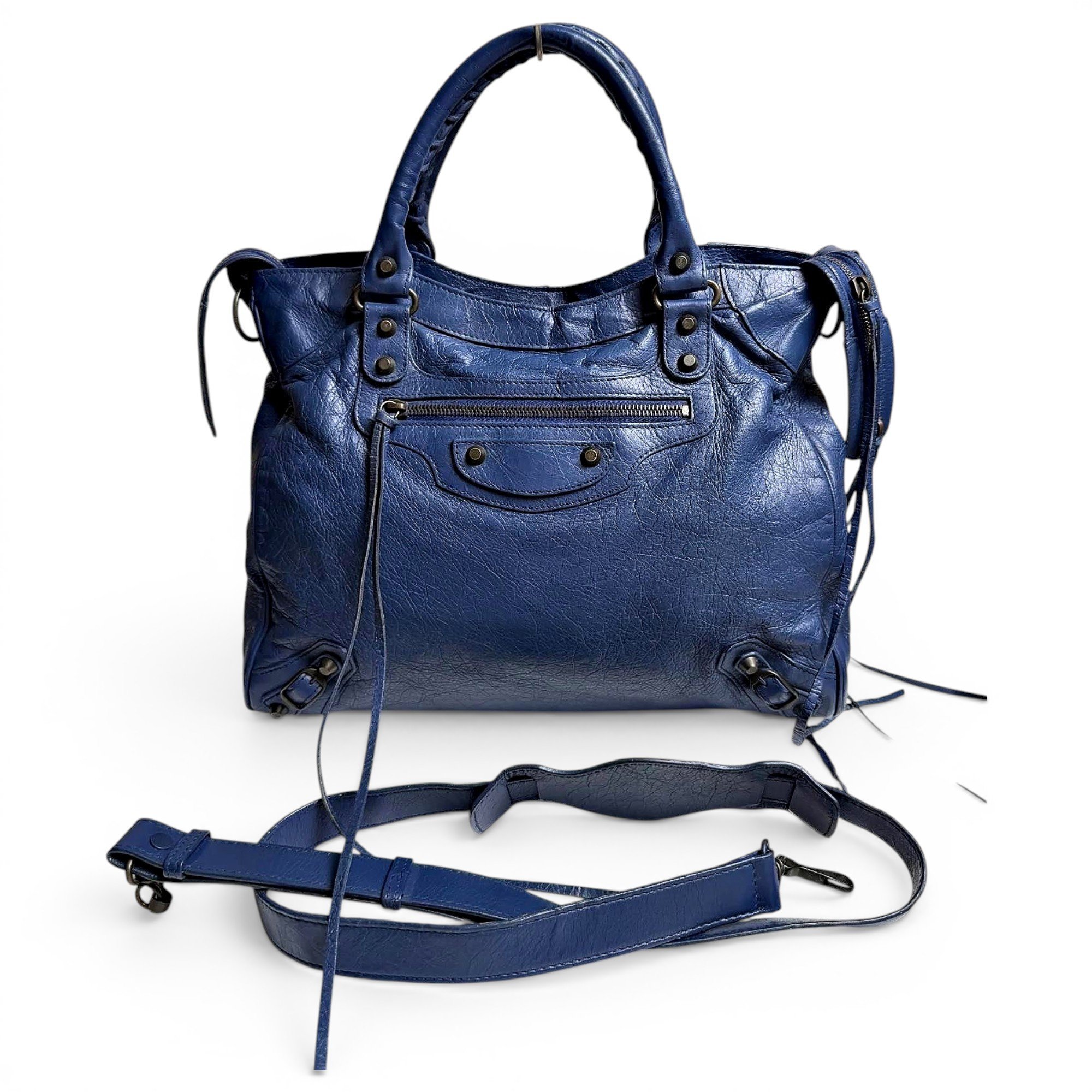 Leather handbag
