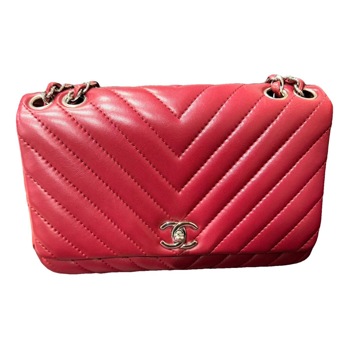 Statement leather handbag