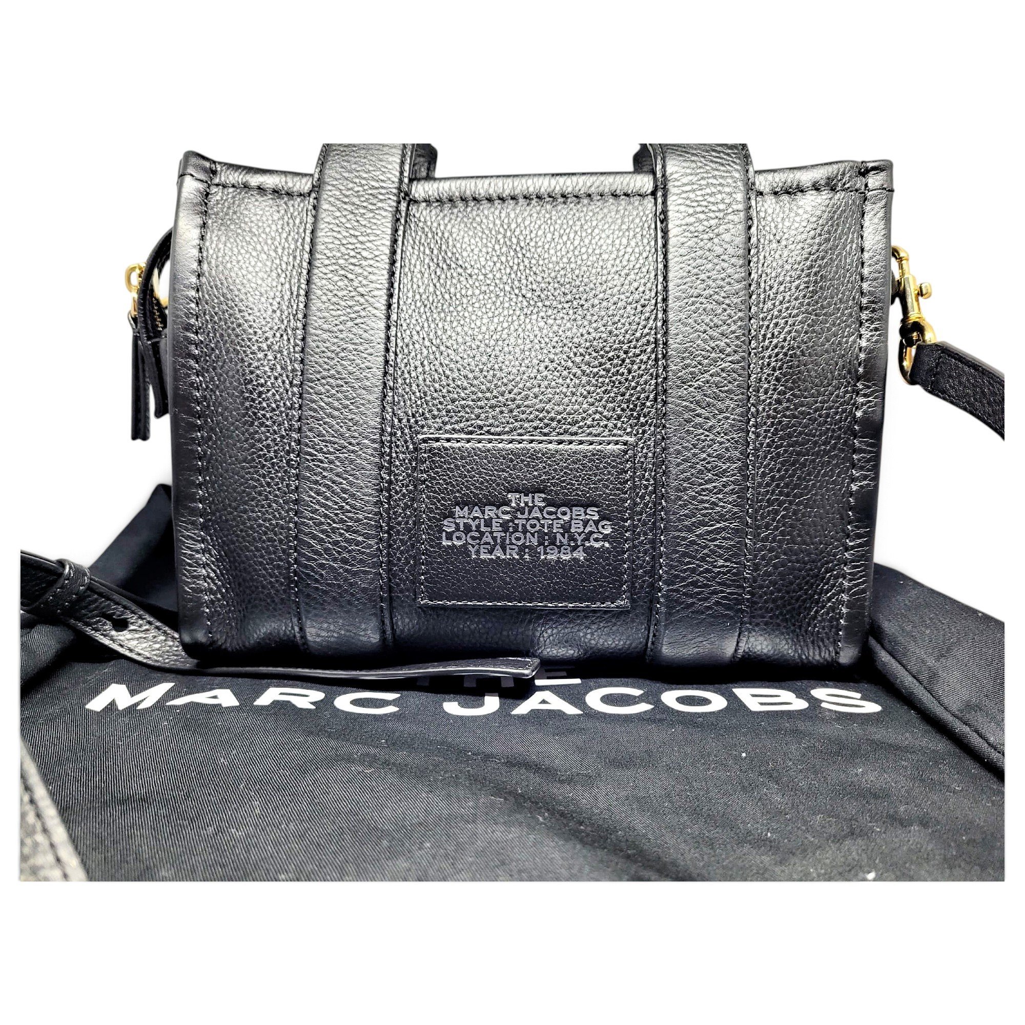 Leather tote
