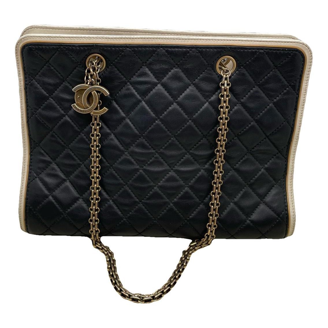 Deauville Chain leather handbag