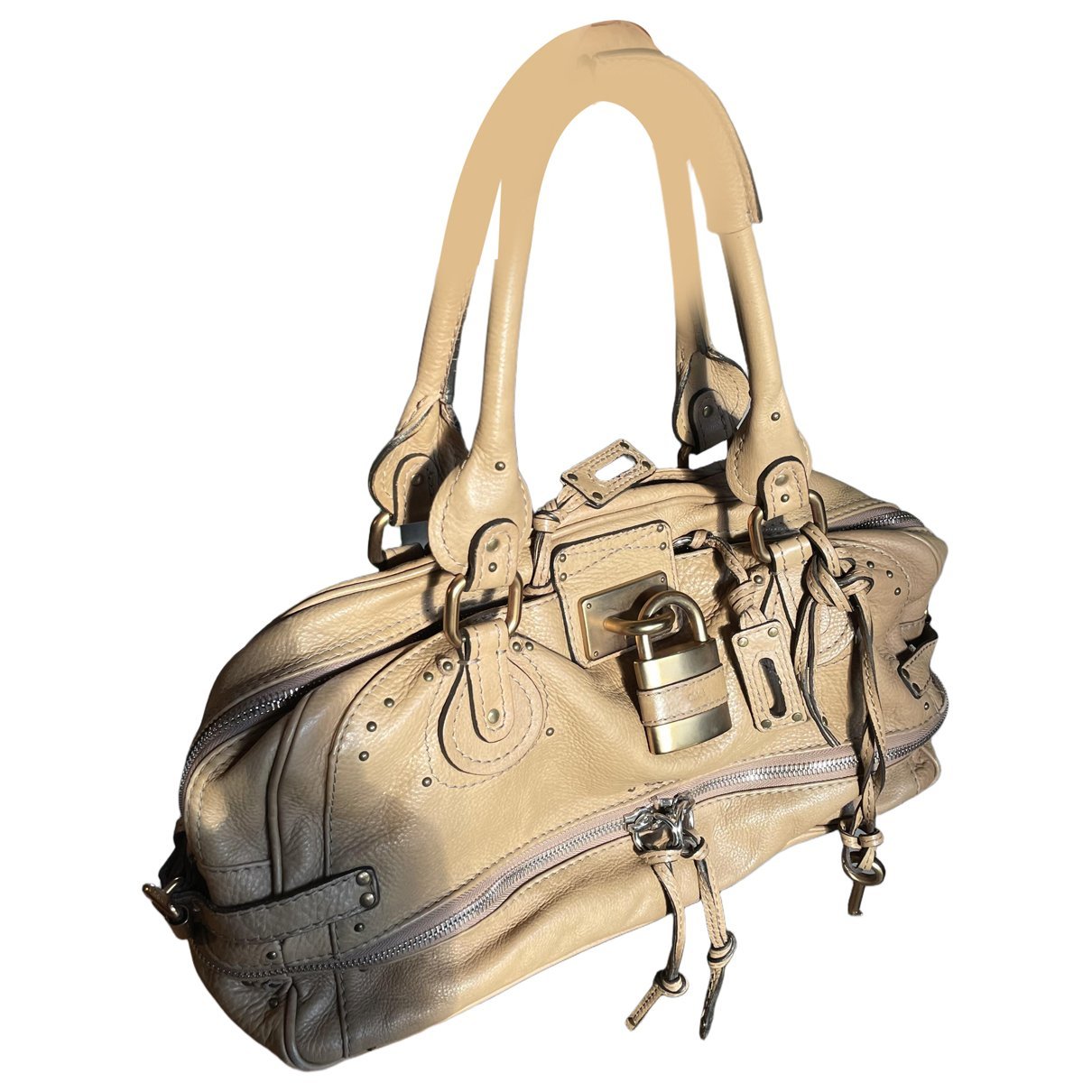 Paddington, Zip leather handbag