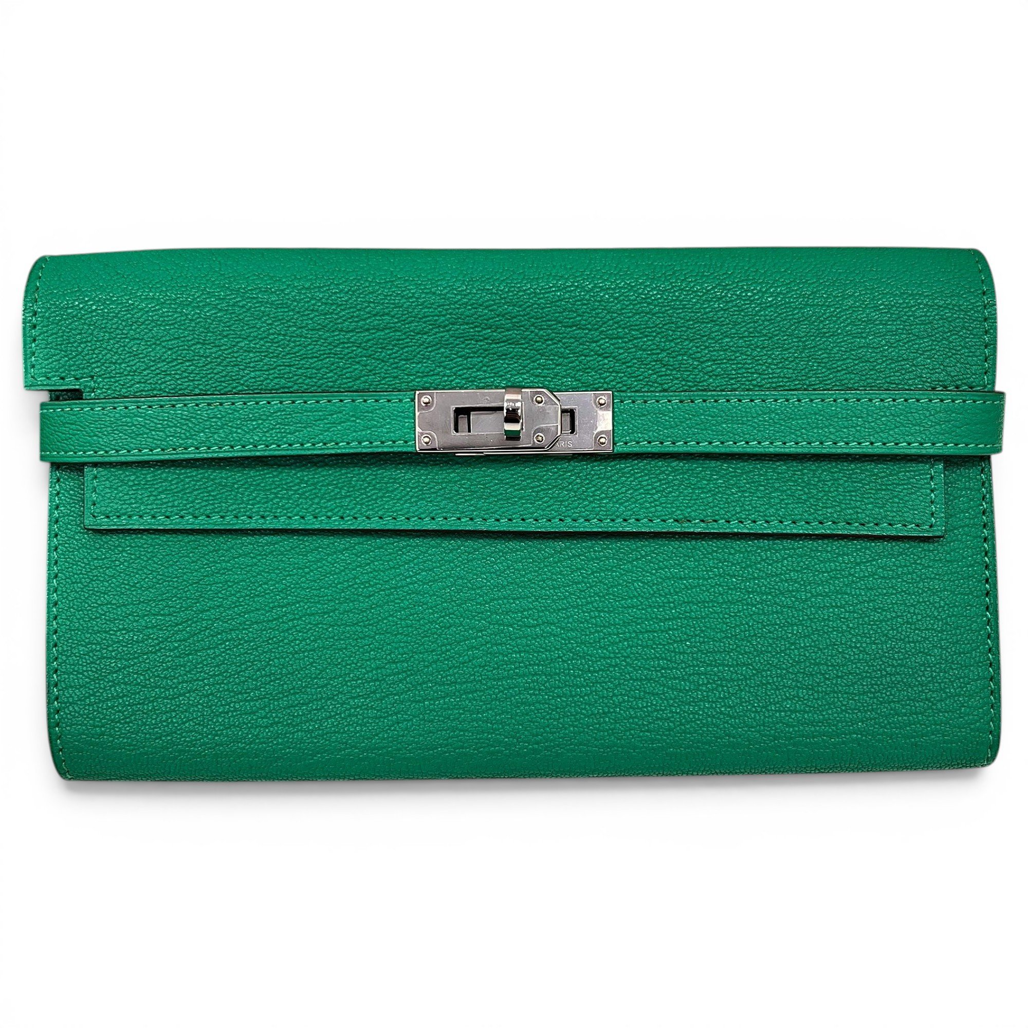 Kelly to go leather clutch bag