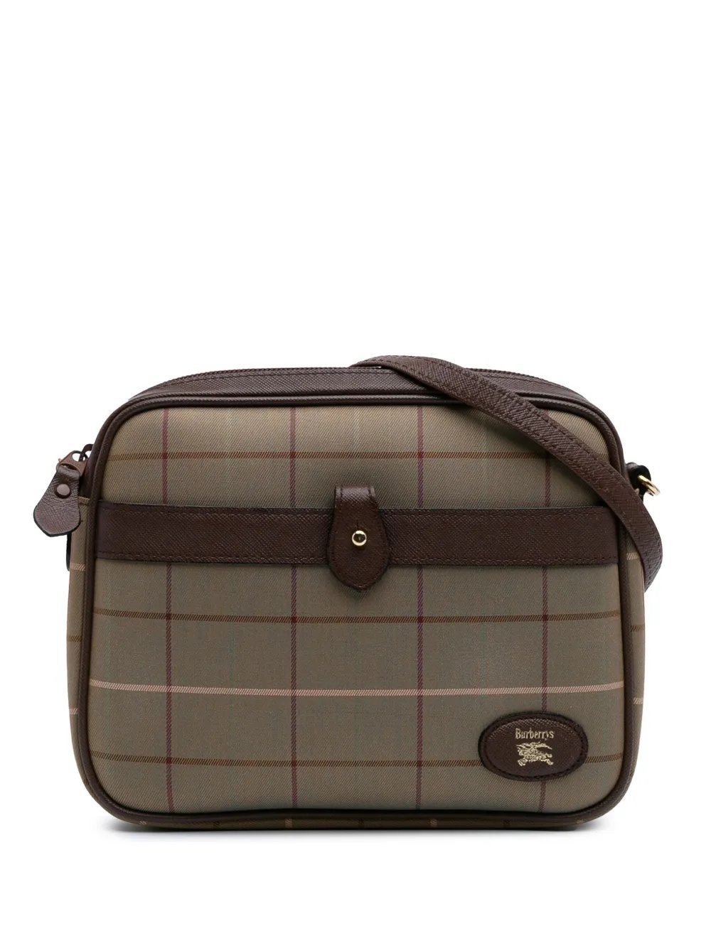 20th Century Vintage Check Canvas crossbody bag